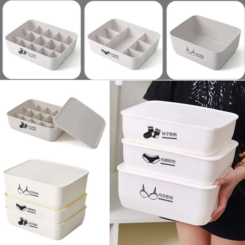 

Home Living Underwear Storage Box Bras Socks Organizer Multi-function Home Storage Organizer
