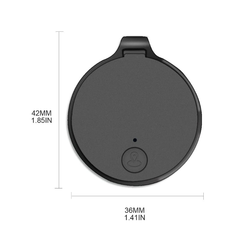 Bluetooth-compatible Tracker Portable Locator Anti-lost Work for iOS Find My APP images - 6