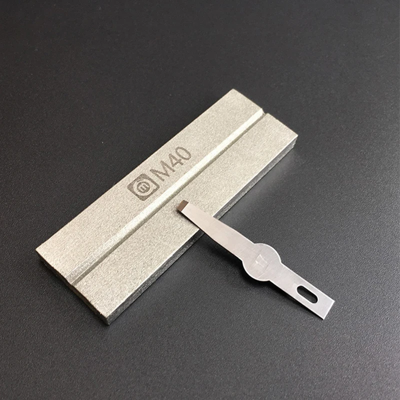 

Amaoe M40 Grindstone Diamond Whetstone Repair Tool Used For Correction Tweezers/Soldering iron Tip/Grinding Blade Double-Sided