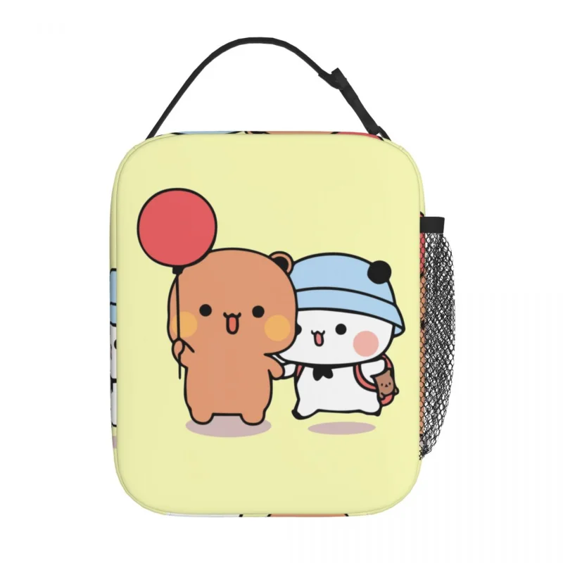 

Cartoon Bubu Dudu Balloon Insulated Lunch Bag Kawaii Bear Panda Storage Food Box Portable Thermal Cooler Lunch Box Work
