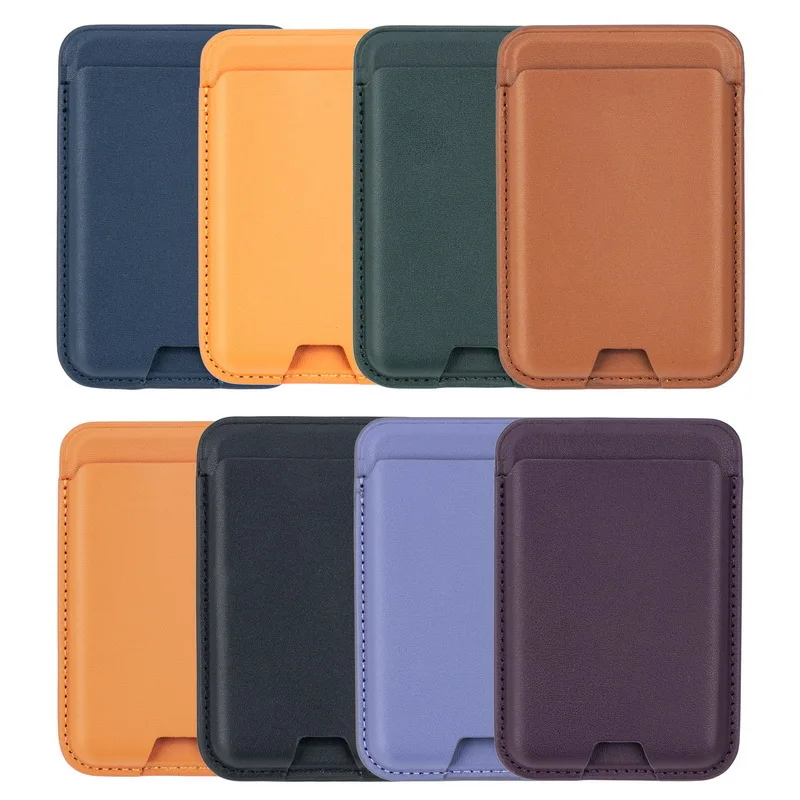 

New Upgrade Magnetic Leather Wallet Support For MagSafe iPhone 14 Pro Max Case Card Holder Cover On iPhone 13 12Mini Card Slot