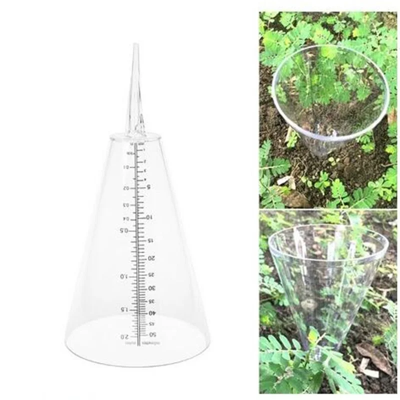 

Measurement Cone Rain Gauge Ground Spike Precipitation Outdoor Home Garden Water Timers Rainfall Gauging Measuring Tool
