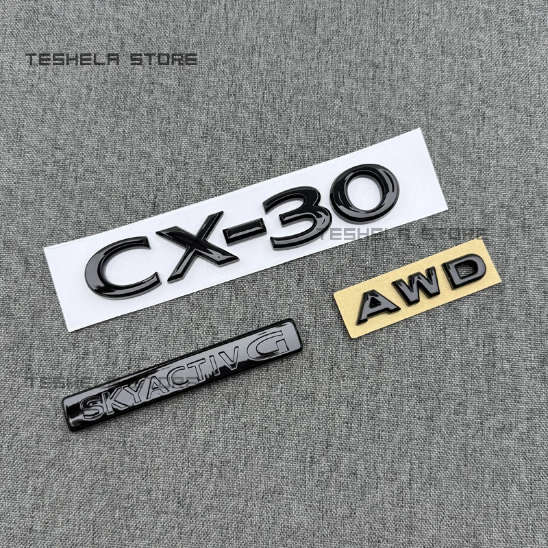 

Аксессуары для модификации автомобиля Mazda CX-30, задняя маркировка, боковая маркировка, декоративная наклейка для автомобиля, наклейка на заднее крыло багажника