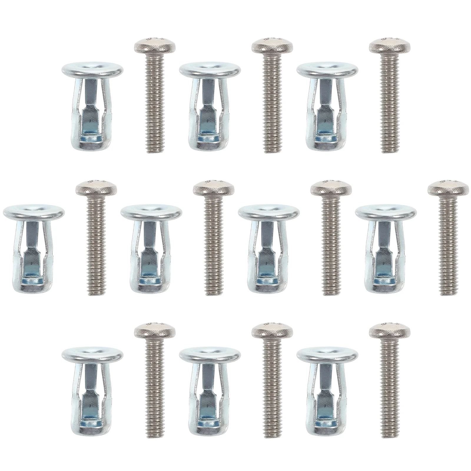 

10pcs Hollow Door Anchor Expansion Nut Jack Nut With Screw Jack Fixing Nut