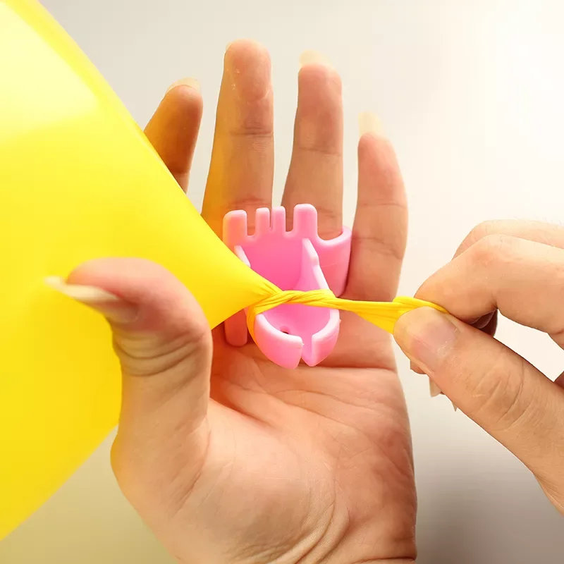 

5 Colors 2pcs New Air Balloon Knotter High Quality Fastener Easily Knot Tying Tool Wedding Party Balloon Accessories Supplies