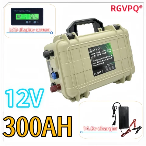 RGVPQ LiFePO4 аккумулятор 12В 200-500 Ач для солнечной зарядки