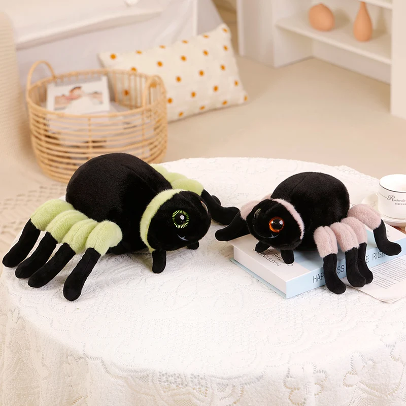 

20/30/40cm Creative Cute Big Eyes Spider Plush Toy Simulation Spider Plushie Stuffed AnimaIInsect Plushies Doll Pillow Soft Toys