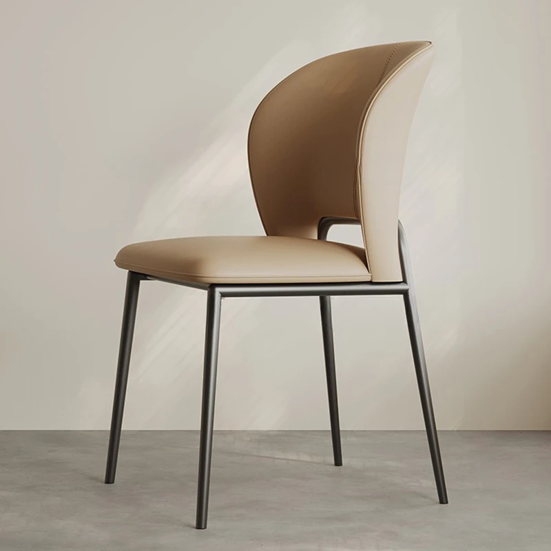Итальянский минимализм обеденный стул современный простой дизайнерский