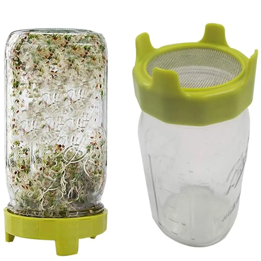 Прорастание пластиковых семян 2 шт. для банка каменщика 86 мм герметичная деталь