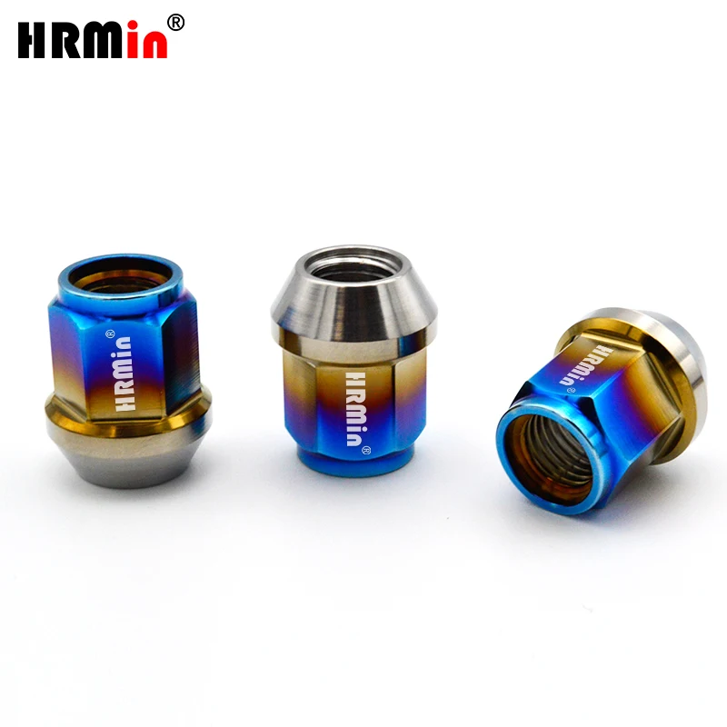 Фото Гайка колесная HRMin M12*1.25мм, титановая, класс 5, с коническим седлом, для Nissan, Greatwall, Geely, Subaru, Suzuki и др. №5