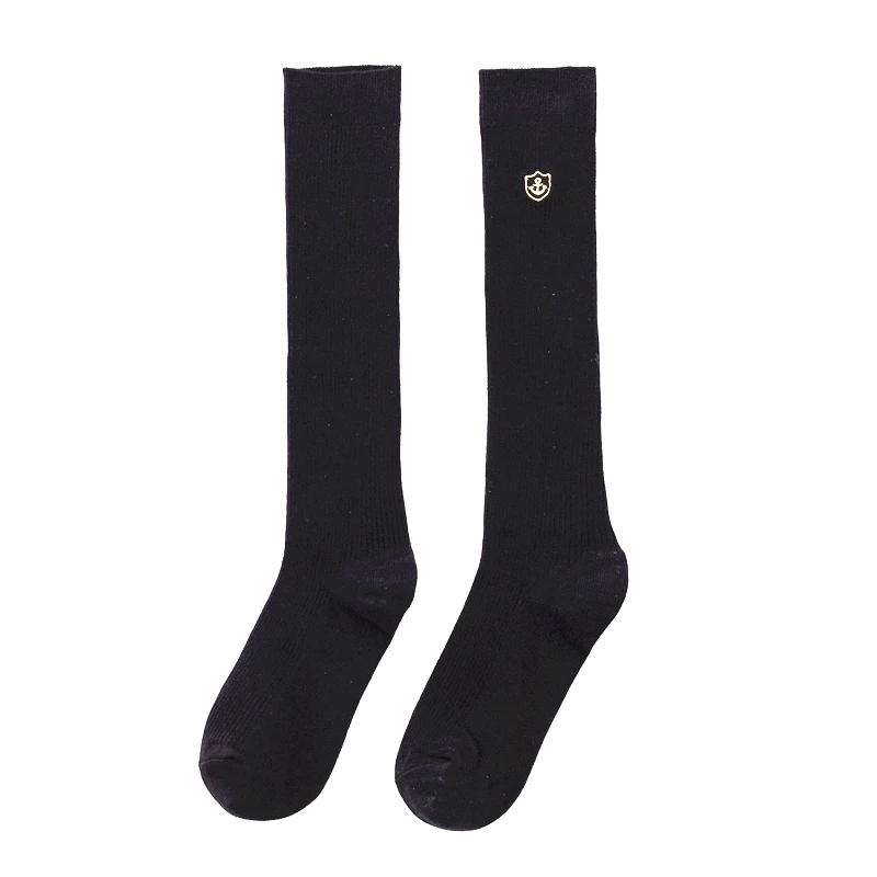 Вышивка значком JK носки под форму выше колена женские весенние и осенние длинные