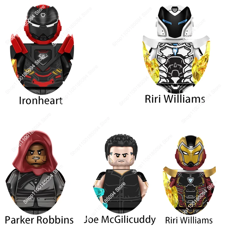Фото Новые фигурки Hot Toys: Ironheart, Parker Robbins, Joe McGillicuddy, Riri Williams — сборные минифигурки из строительных блоков. №1