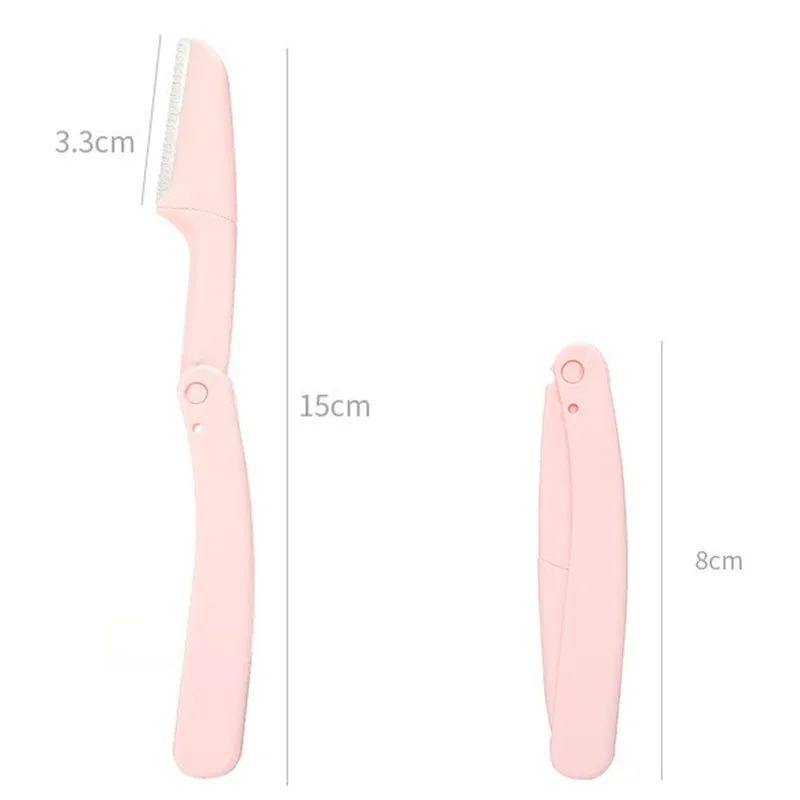 1/3/10pcs Eyebrow Trimmer Set Makeup Tools Safe Eye Brow Razor Face Body Hair Removal Shaver Blades Woman Eyebrows Shaping Knife images - 6