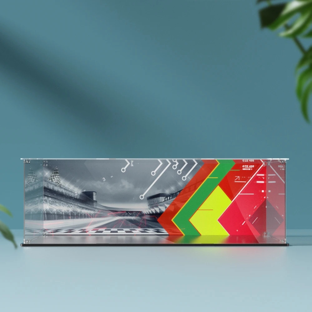 Акриловая витрина для конструктора lego 42125 внешняя фотография ferrari 488