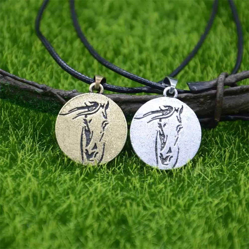 

Nostalgia Horse Pendant Necklace Animal Jewelry Vintage Colier Femme