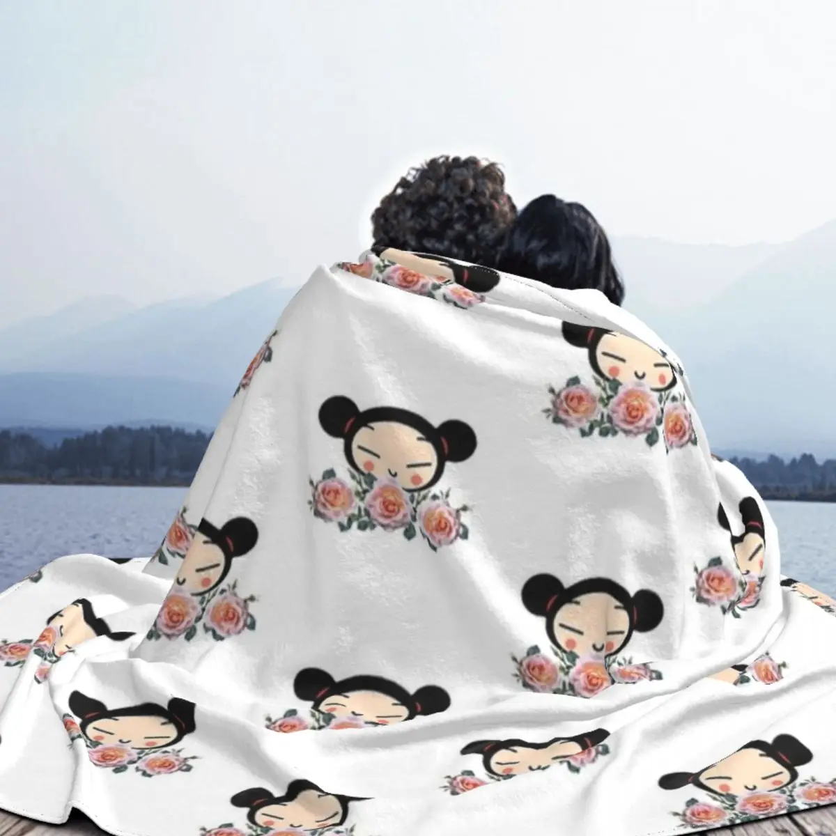 Мультяшное милое многофункциональное теплое одеяло для путешествий на кровать