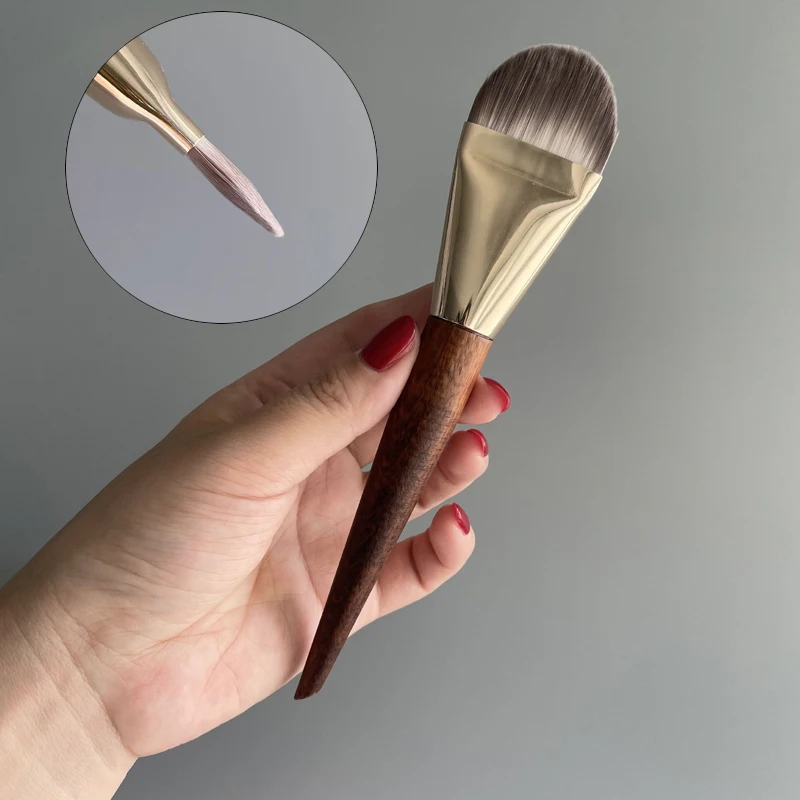 

Karsyngirl 1pcs Foundation Brush Super Thin Foundation Concealer Cream Makeup Brush Liquid Foundation Face Base Make Up Tools