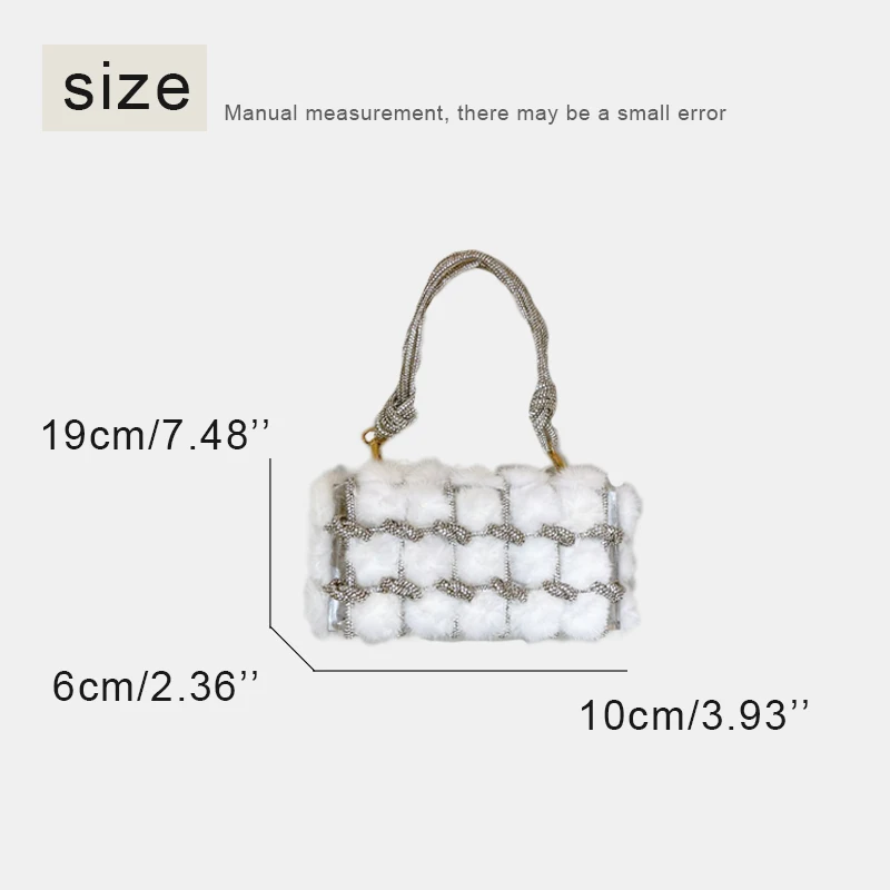 Женские плюшевые вечерние сумки для женщин Роскошные Дизайнерские Сумочки