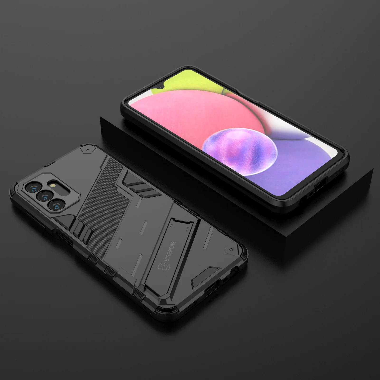 

For Samsung Galaxy A13 5G A 13 Case Stand Armor Shockproof Phone Cases For Samsung A13 SM-A136U Magnetic Car Holder Back Cover