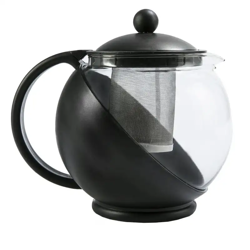 

Cups Teapot with Infuser, Dishwasher Safe, Black