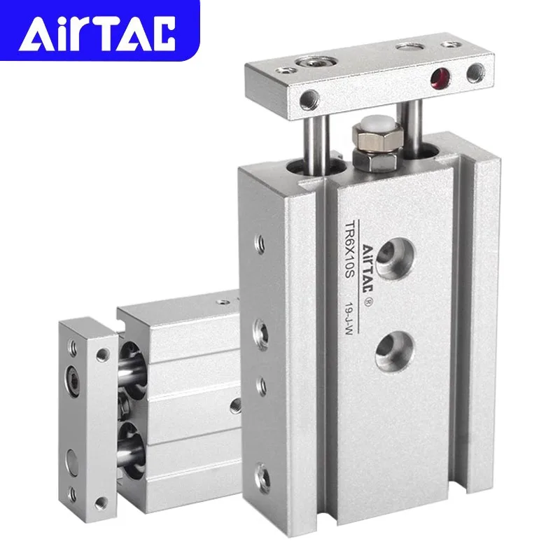 

Оригинальный пневматический двухштоковый цилиндр AIRTAC TR TR10/16/20/25/32 мм, ход из алюминиевого сплава, ход 10-200 мм, воздушный цилиндр двойного действия
