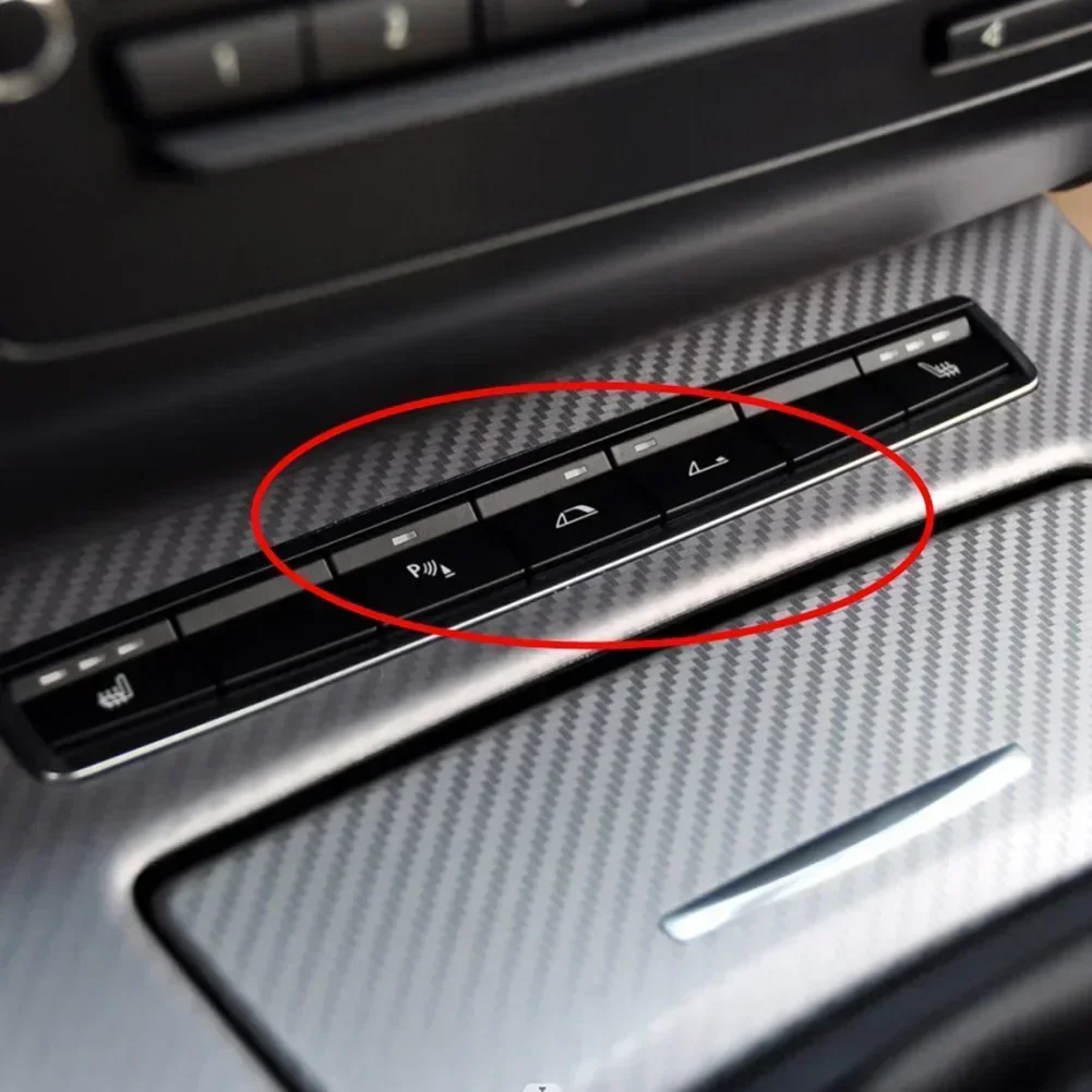 

Черный винил для BMW Z4 E89 2009 ~ 2016, наклейки для ремонта кнопок, наклейки, центральные замены, автомобильные аксессуары