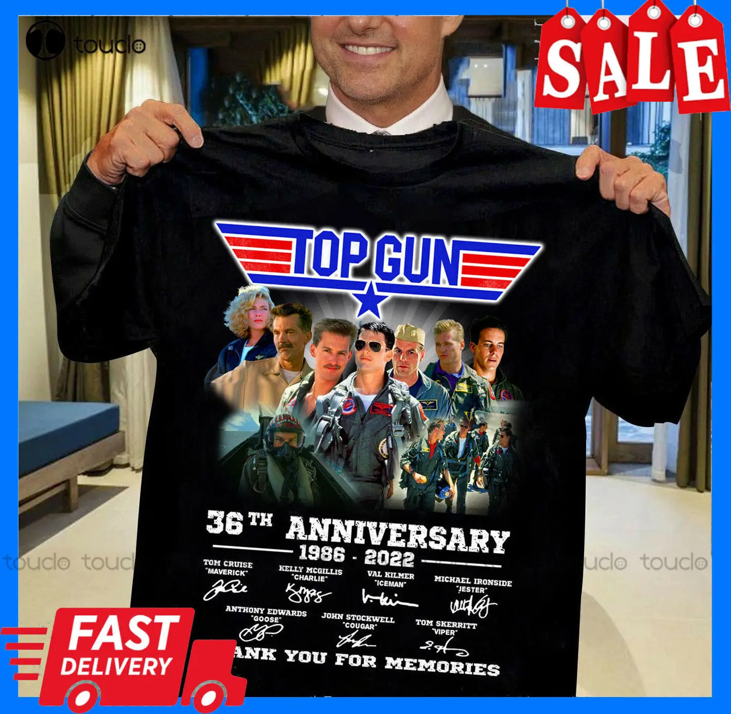 

Рубашка T0P Gun 36 лет 1986 2022 с надписью спасибо за воспоминания, забавные Графические футболки, женская уличная одежда, все сезоны