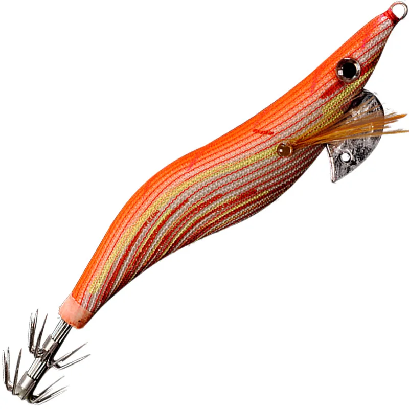

1PCS Sinker Squid Jig Fishing Lure Squid Jig Hook For Wooden Luminous Octopus Shrimp Cuttlefish Hard Fishing Bait