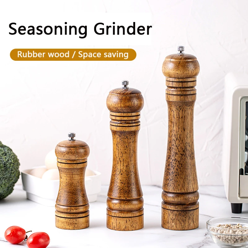 5 5-дюймовая искусственная деревянная мельница для специй и перца сильная