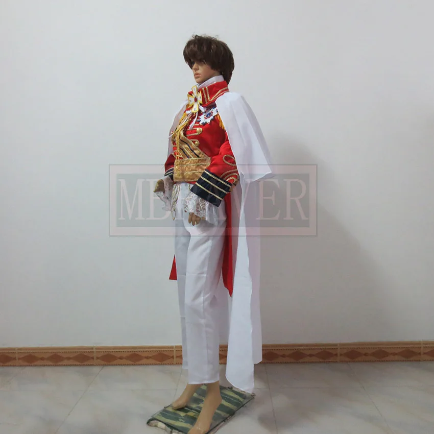 Versailles Rose Lady Oscar Guard Team Uniform Cos Cosplay Outfit Costume Halloween Christmas Custom Made Any Size