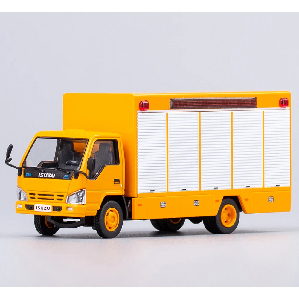 GCD 1/64 ISUZU 4K инженерная машина модель автомобиля с препятствиями литая под