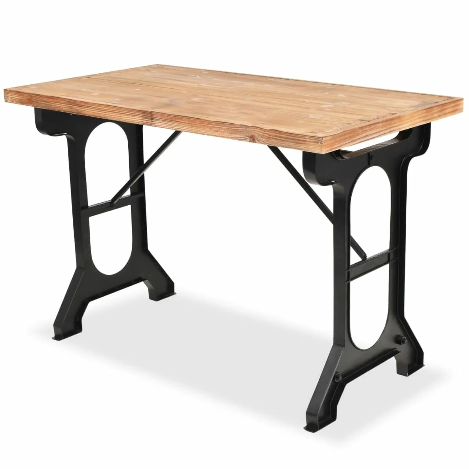 

Dining Table Solid Fir Wood Top 48"x25.6"x32.3"