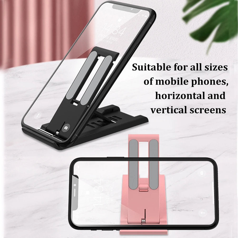 

1Pc Foldable Adjustment Desktop Holder Portable Mini Moblie Phone Stand For iphone 13 Pro Max 12 iPad Xiaomi Desk Bracket