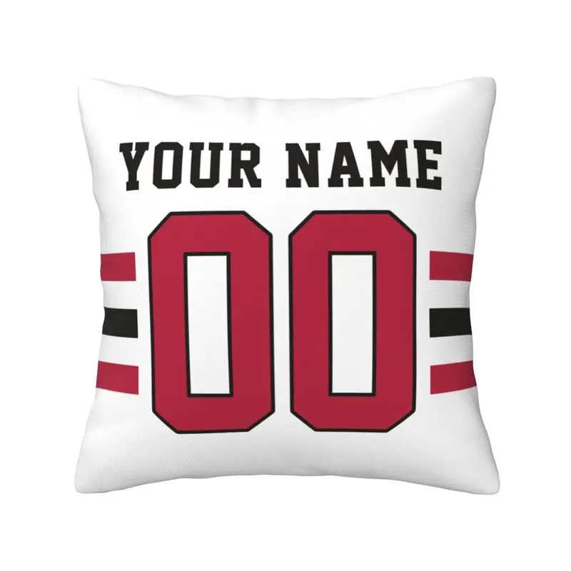 Индивидуализированная наволочка с именем и номером Атланты Футбольные Подарки