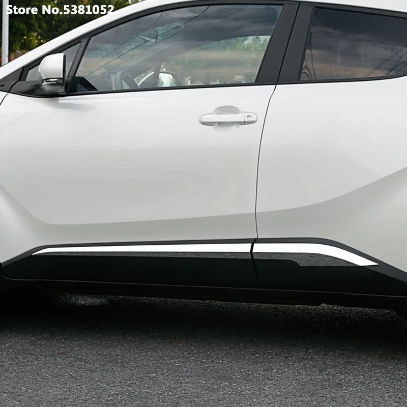 Хромированная полоса для боковой двери из АБС-пластика Toyota CHR C-HR 2021 2020 2017 2018 2019