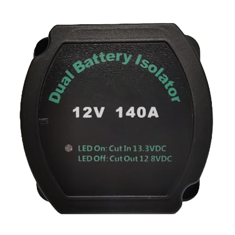 

12V 140 Amp Dual Battery Smart Isolator Voltage Sensitive Relay For ATV, UTV, Boats, RV's, Campers