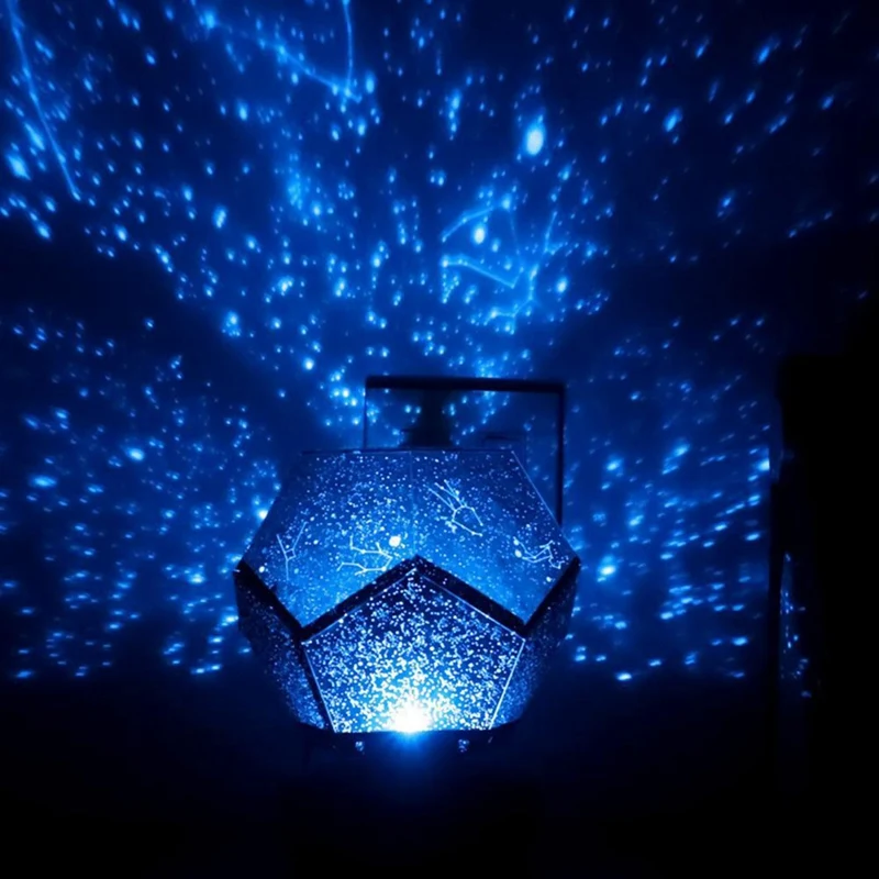 GTBL LED Star Projection Lamp Night Light Projector Starry Bedroom Romantic Home Decor Light(Blue) |