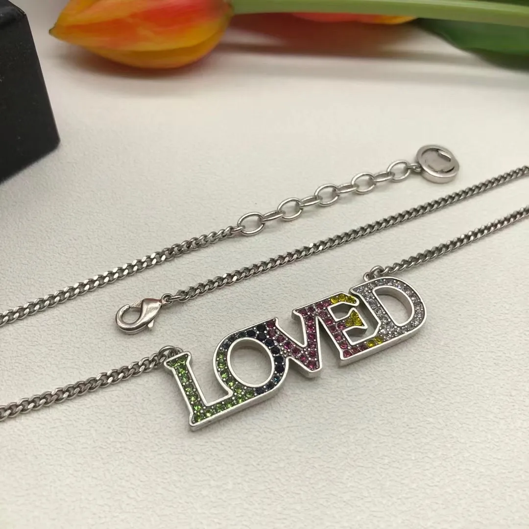 

European and American fashion letter Pendant Necklace