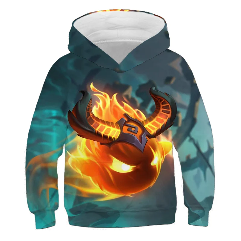 

Cute Po-ro Kids Hoodie Cartoon Anime Child Sports Sweatshirts Baby Clothing 3D Printing Fashion Girls Boys Universal Pullover