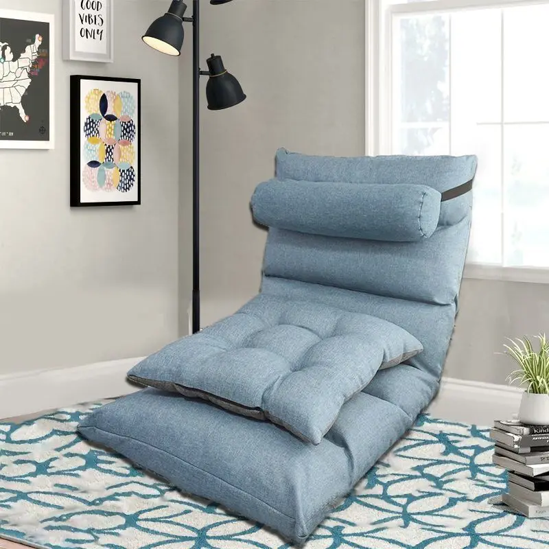 Household Bean Bag Chair Tatami Single Folding Bed Sofa Bedroom Bed Lazy Sofa Balcony Bay Window Leisure Floor Couch