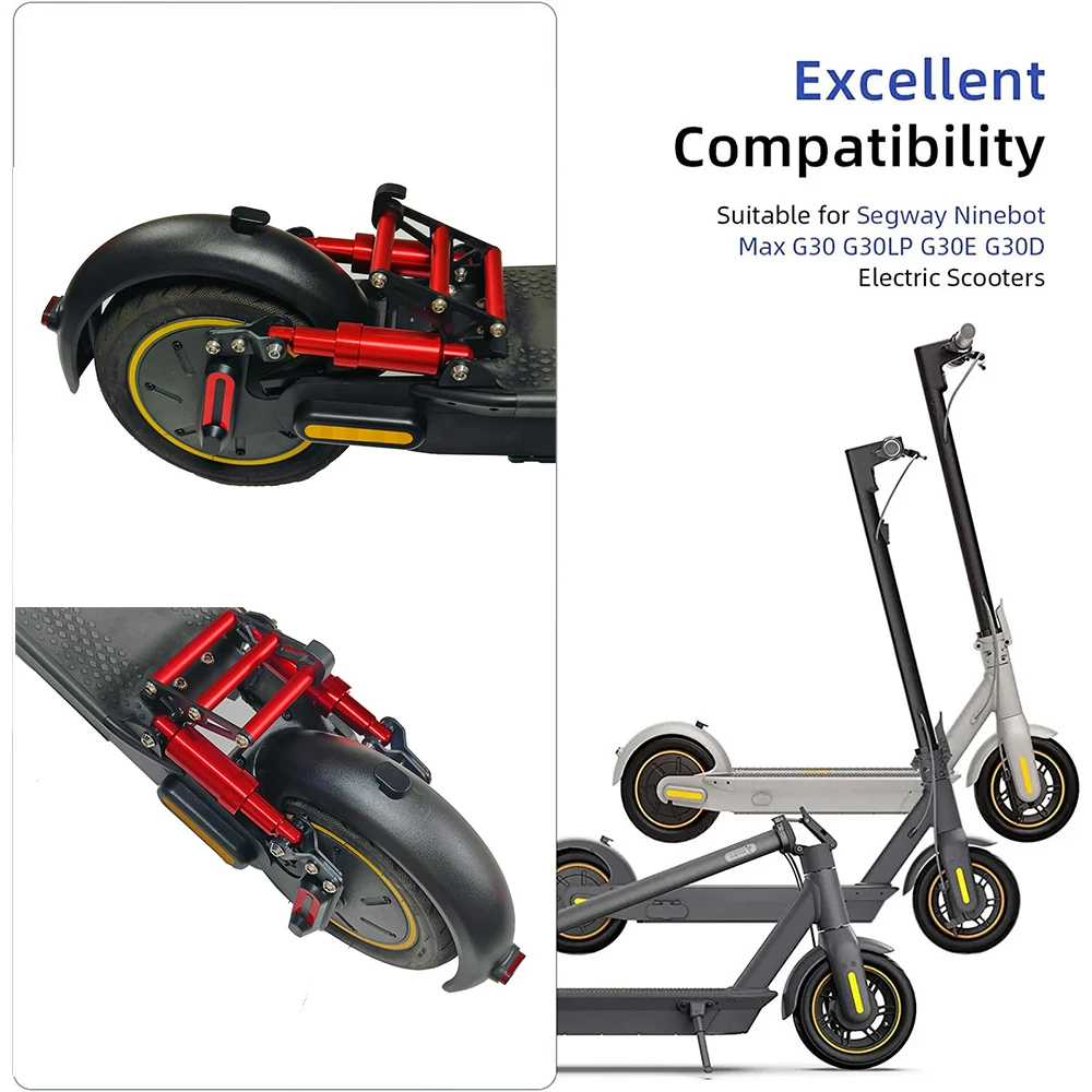 Фото Новая задняя подвеска G30, скутер Ninebot MAX G30LP G30D, запасные части для амортизатора для G30E, аксессуары для электрического скутера №4