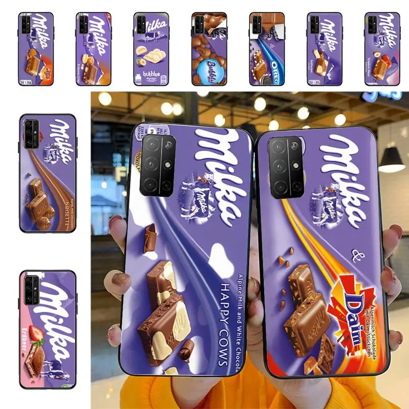 

Chocolate Milka Box Phone Case for Huawei Honor 10 i 8X C 5A 20 9 10 30 lite pro Voew 10 20 V30