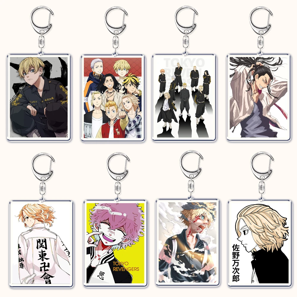 

Japanese Anime Tokyo Revengers Keychain for Accessories Bag Manjirou Sano Pendant Key Chain Ring Keychains Jewelry Gift