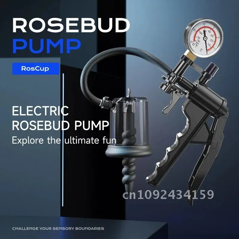 2023 НОВЫЙ Rosebud Man Ручной вакуумный анальный насос Массаж простаты Большой анус