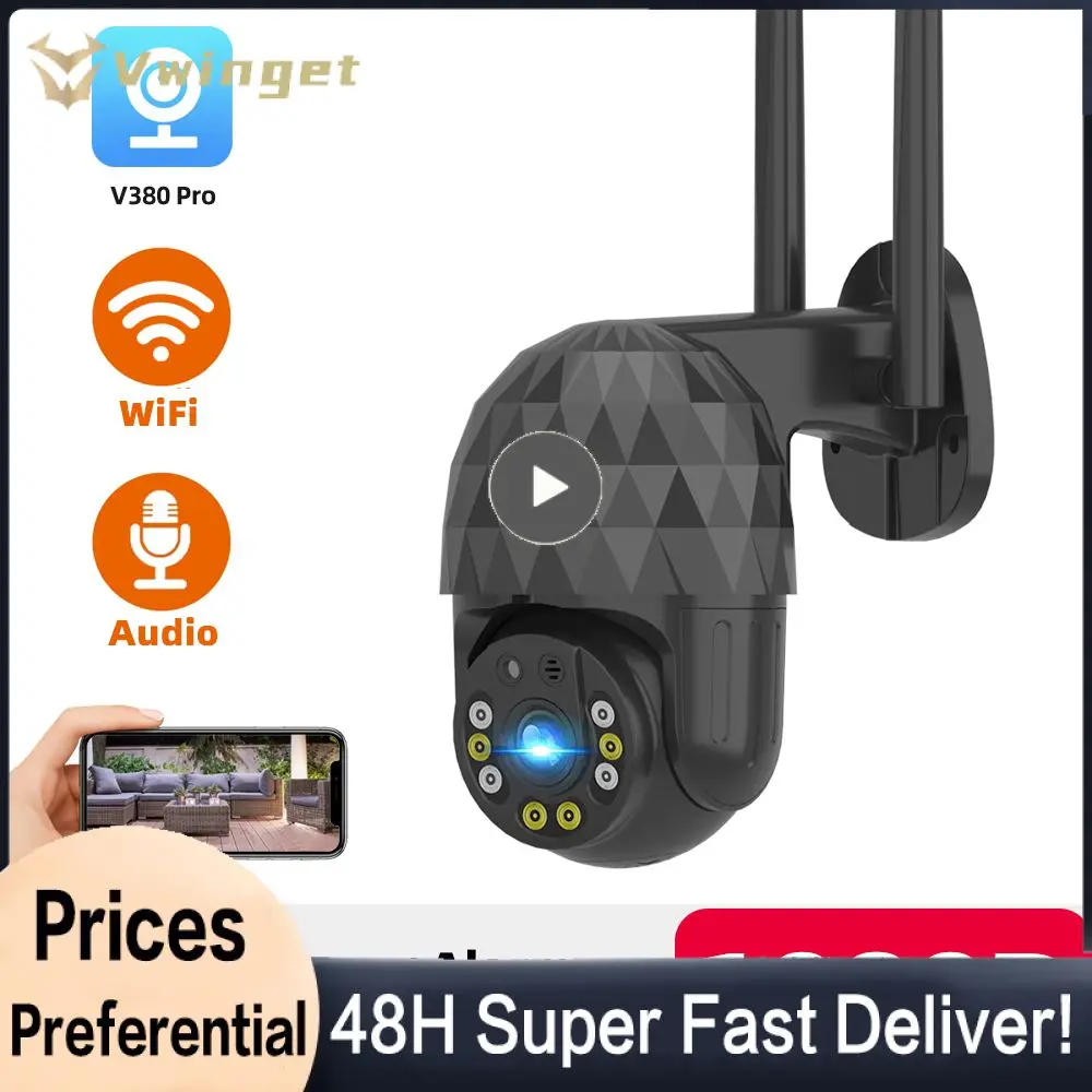 

Two-way Voice Intercom Surveillance Cameras Motion Detections 1080p Wireless Cameras Cctv Night Vision 2 Million Pixels Infrared