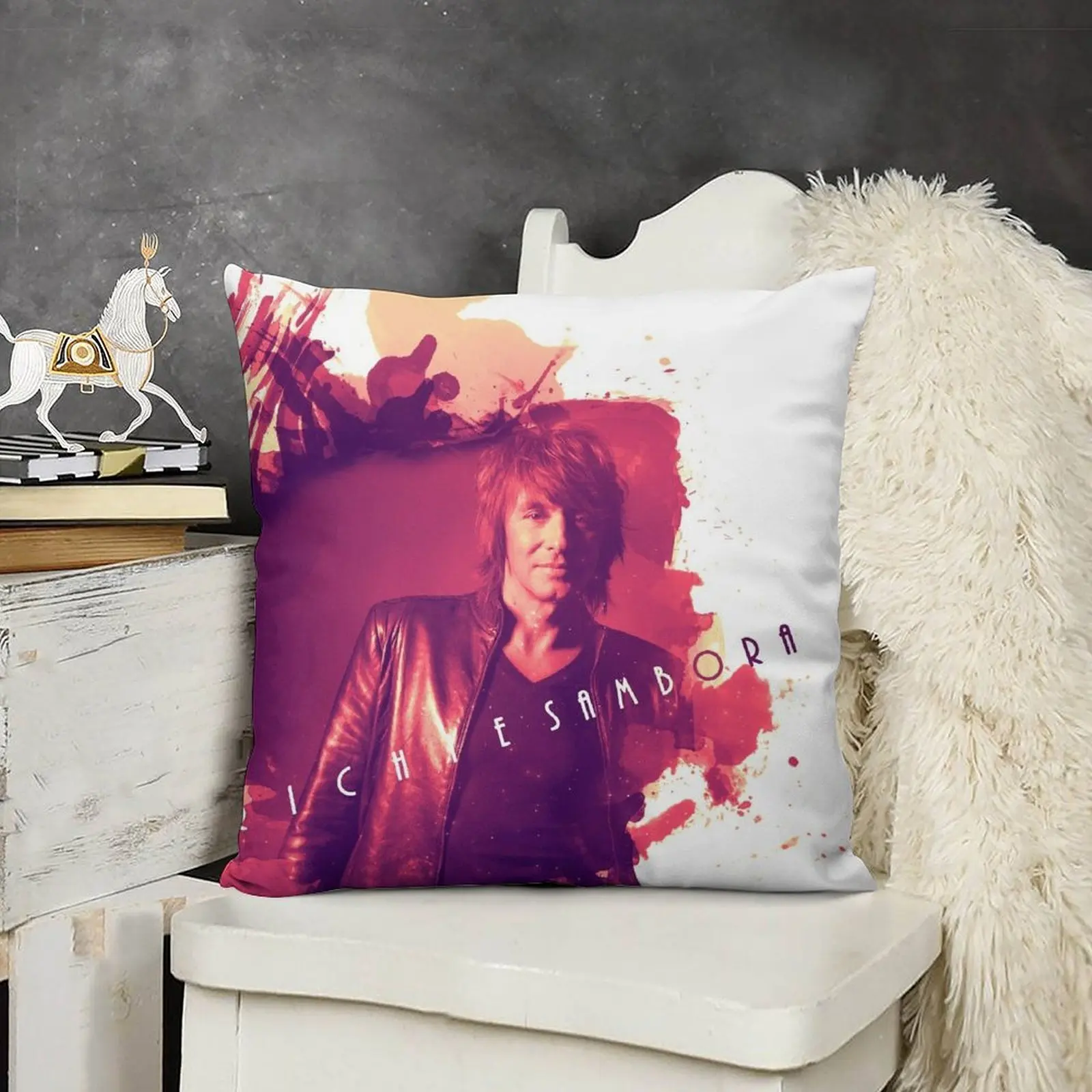 Richie Sambora брызги диванная подушка Роскошные наволочки рождественские украшения