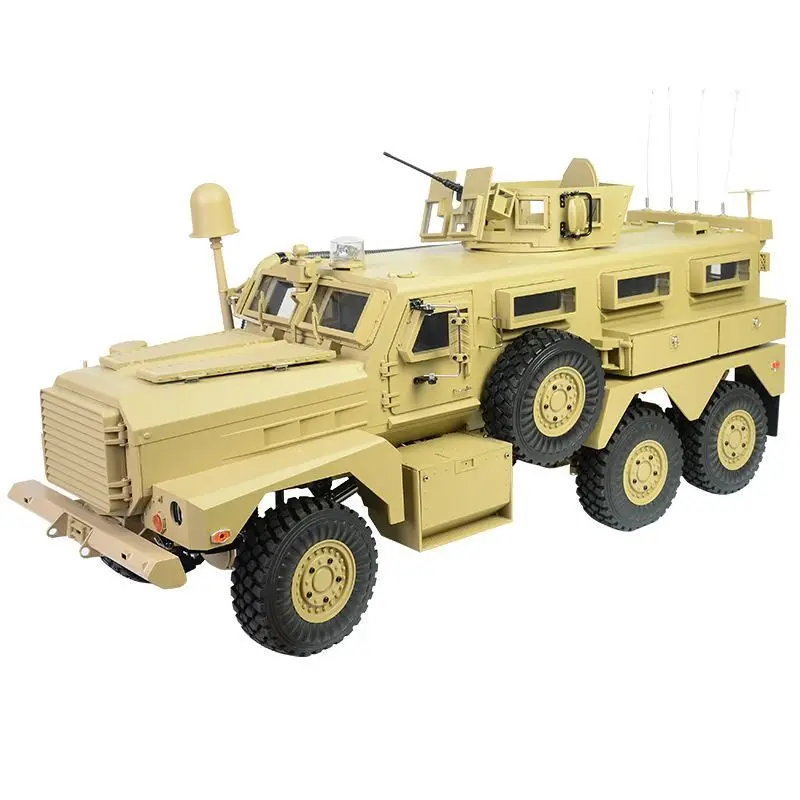 Бронированная машина P602 Cougar для борьбы с минами и вылазками, полномасштабная модель внедорожника с шестиколесным приводом и дистанционным управлением (art.: 3920db378cc2f) - 3920db378cc2f