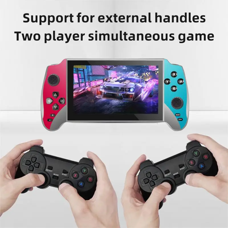

Handheld Hd Double-rocker Music Playback Handheld Game Machine Support for Downloading Games Game Console 8 Simulators