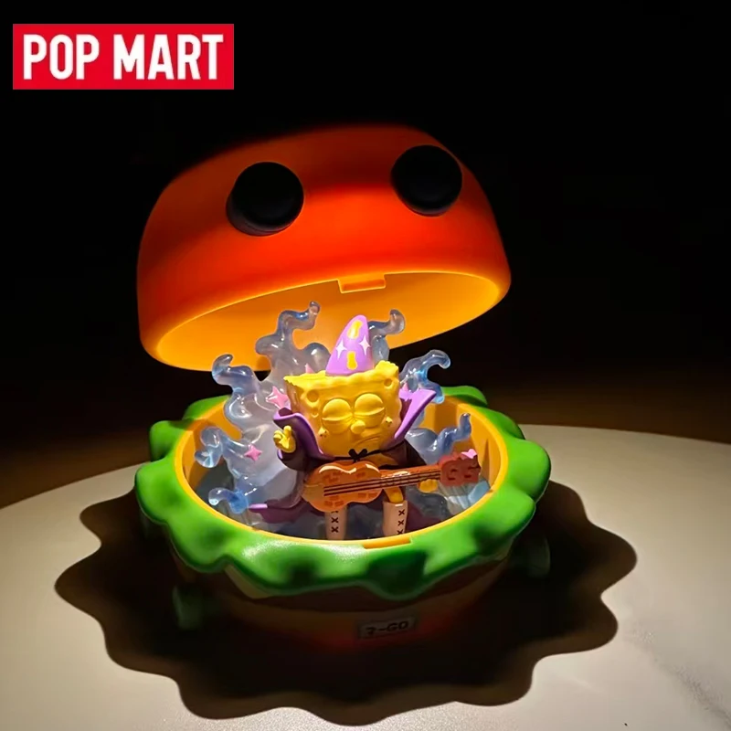 Фото POP MART SpongeBob Krabby Patty: Серия бестселлеров, коллекционные фигурки в слепых коробках, милые аниме-фигурки, игрушки-сюрпризы в мистери-боксах/пакетах №2