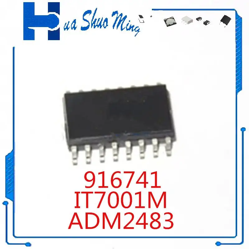 

5Pcs/Lot 916741 I/O ADM2483 ADM2483BRWZ IT7001M SOP16